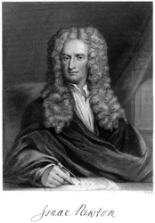 Sir Isaac Newton, mathématicien, astronome et physicien anglais, XIXe siècle