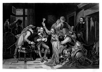 Charles Ier dans la salle de garde, 1860
