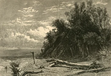 Le Rivage à Lake Forest, 1874