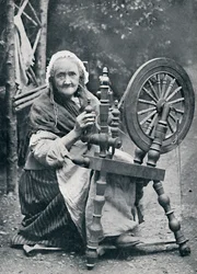 Une vieille Irlandaise à son rouet, 1912