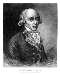 Arthur Phillip, amiral britannique et gouverneur colonial, 1886