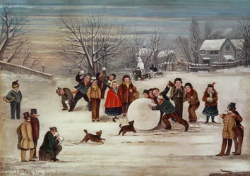 Scène de neige