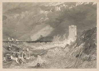 Entrée du port de Fowey, Cornouailles