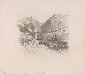 Hannibal passant les Alpes (vignette)