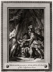 Méléagre présente à Atalante la tête du sanglier de Calydon, 1774