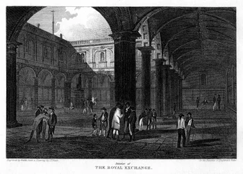 La Bourse royale, Londres, 1816