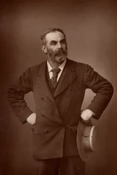 John Burns (1858-1943) politicien travailliste (socialiste) anglais