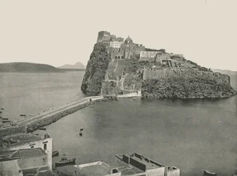 Château aragonais, Ischia, Italie, 1895