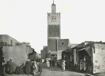 Rue à Tunis, Tunisie, 1895