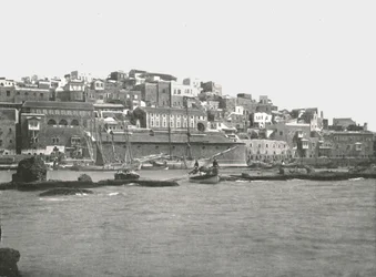 Vue depuis la mer, Jaffa, Palestine, 1895