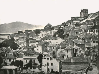 Vue de la ville, Gibraltar, 1895