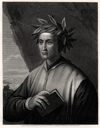 Dante Alighieri, poète italien, 19e siècle