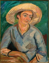 Femme au chapeau (Oda Rösler)