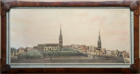 Vue panoramique de la ville de Coventry