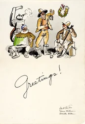 Vœux de Noël 1934