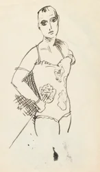 Femme acrobate
