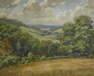 Scène dans le Devon, près de Widdecombe Moor, vers 1949