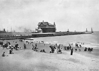 La Jetée, Lowestoft, vers 1896