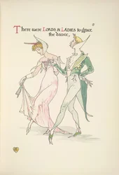 Un jeune homme et une femme se préparant à danser