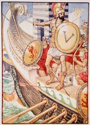 Il est devenu une cible pour chaque flèche, illustration de L