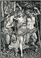 Illustration pour la Reine des Fées, vers 1890, 1897