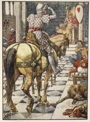 Percival Obtient le Bouclier du Cœur Battant, des 