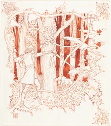 Prince Charmant dans la forêt
