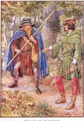 Robin Hood et le mendiant, vers 1920