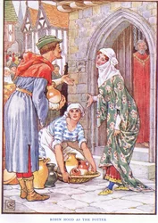 Robin des Bois en potier, vers 1920