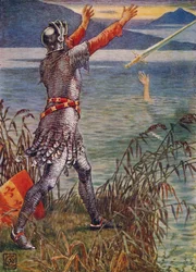 Sir Bedivere jette l