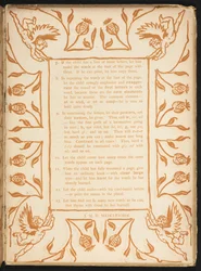 Texte avec un ordre floral. Le Golden primer.