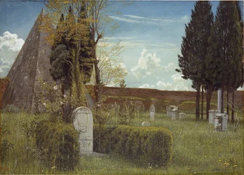 La tombe de Keats, 1873