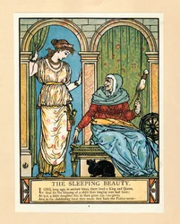 La princesse apprend à filer, du livre d