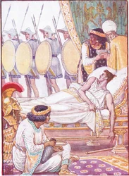 Avec un effort, il les regarda passer, illustration de L