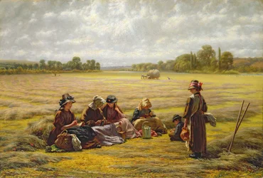 Moissonneurs se reposant au soleil, Berkshire, 1865