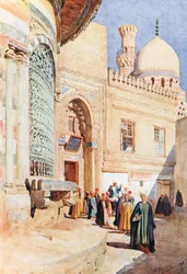 Une école khédiviale (lithographie couleur)