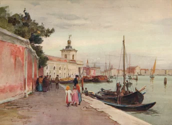 La Dogana, Venise, vers 1900-1913