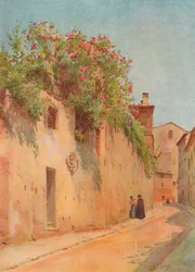 Via Delle Sperandie, Sienne, vers 1900-1913