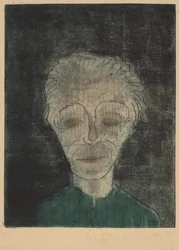 Homme fatigué (Autoportrait)