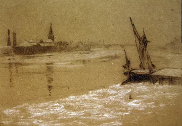 La Tamise en hiver