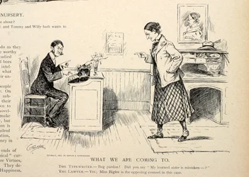 Ce à quoi nous en arrivons, de Puck, 27 avril 1898