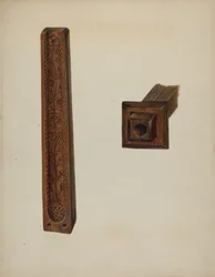 Moule à bougies, vers 1939