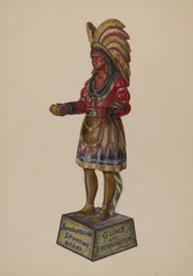 Indien de magasin de cigares, vers 1936