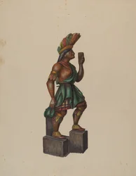 Indien de magasin de cigares, vers 1936