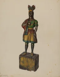 Indien de magasin de cigares, vers 1936