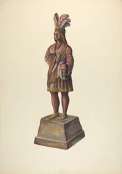 Indien de magasin de cigares, vers 1937