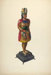 Indien de magasin de cigares, vers 1937