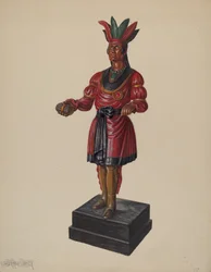 Indien de magasin de cigares, vers 1937