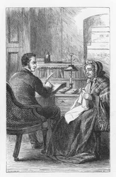 Scène de The Mill on the Floss par George Eliot, vers 1880