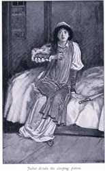 Juliette boit la potion de sommeil